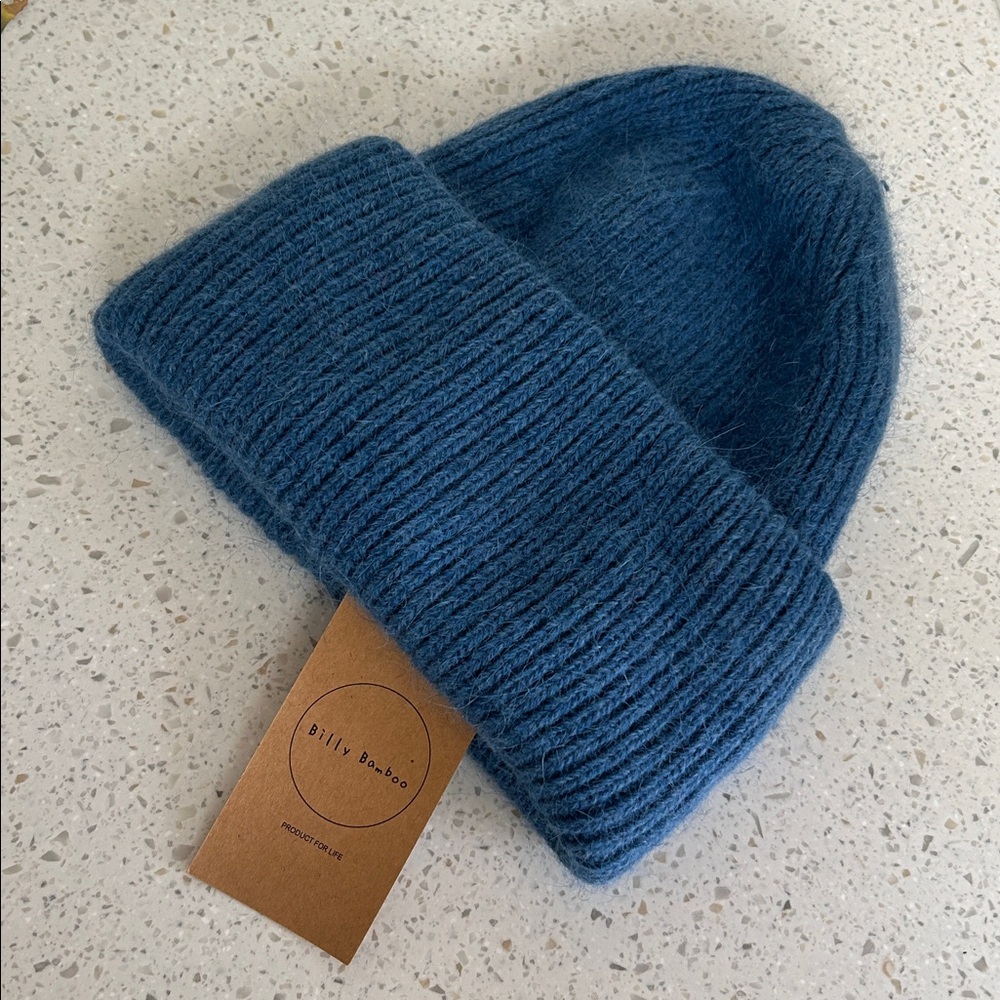 Billy Bamboo Royal Angora Beanie Hat